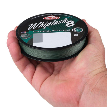 Plecionka Berkley Whiplash 8 Green 0.12mm | 17.5kg | 150m