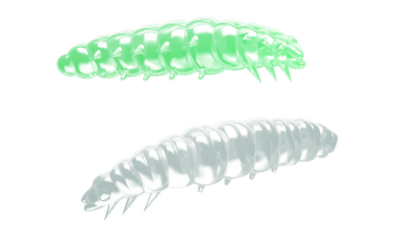 Przynęta Libra Lures Larva 4.5cm | 000 - Glow UV Green | kryl | 8 szt.