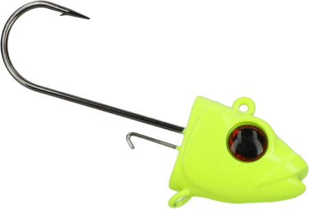 Główki jigowe Mikado Jaws Vertical - 30g - 5/0 - Fluo - 2szt.