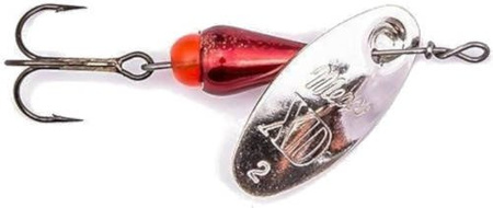 Obrotówka Mepps XD #3 | 7g | Srebrny / Czerwony