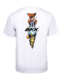 Koszulka BKK Short Sleeve T-Shirt Casual | White | Pike L
