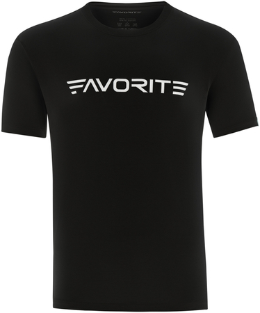 T-shirt Favorite Black Logo - Czarny - rozmiar XL