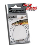 Przypon wolframowy Spinwal 30cm, 9kg z agrafką typu "S"