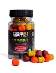 .FEEDER BAIT Dumbel- 8/10mm- Fluo Truskawka