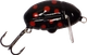 Czarny / Czerwone Kropki