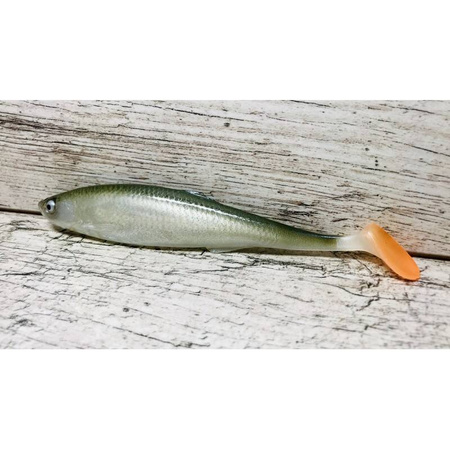 Guma SEWRO CUSTOM BAIT Ukleja 16cm Zielony Kopyto Pomarańcz