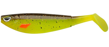 Guma Berkley Sick Flanker 10cm | Brown Chartreuse