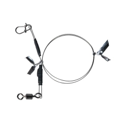 Przypon stalowy BKK 7x7 Wire leader - Allround (Duolock Snap) - 15cm - 6kg - 2szt.