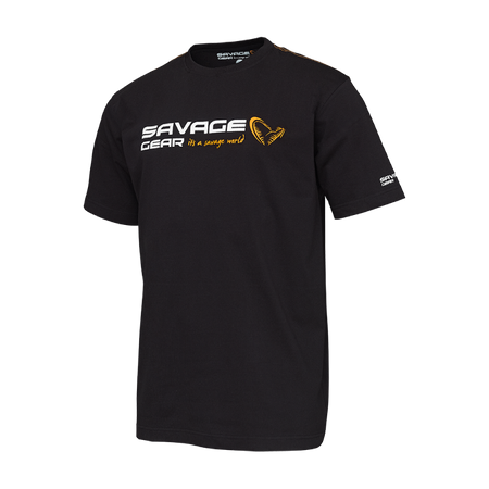 Koszulka Savage Gear Signature Logo T-Shirt Black Ink | rozm. XL