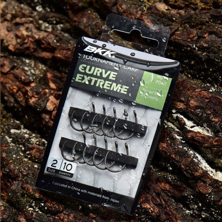 Haczyki Karpiowe BKK Curve Extreme | #6 | 10 szt.