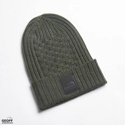 .Czapka GEOFF ANDERSON - WizWool Ulf Green