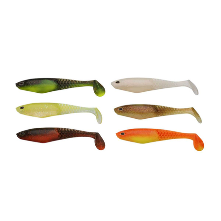Zestaw Przynęt Berkley Power Bait Cullshad 10cm | Mixpack Darkwater | 6 szt.