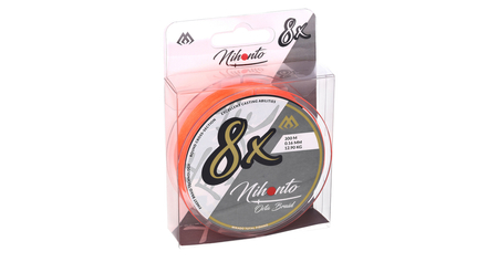 .Plecionka Mikado NIHONTO OCTA BRAID  /  0.35mm/35.4kg/300m -  FLUO POMARAŃCZOWA - op.1szp.