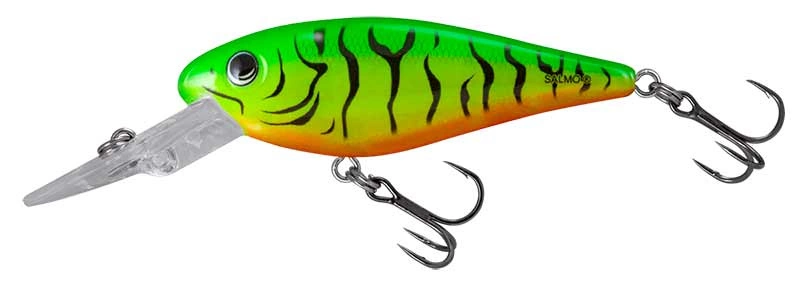 Wobler Salmo Rattlin’ Executor SDR 5cm | Clear Green Tiger | pływający