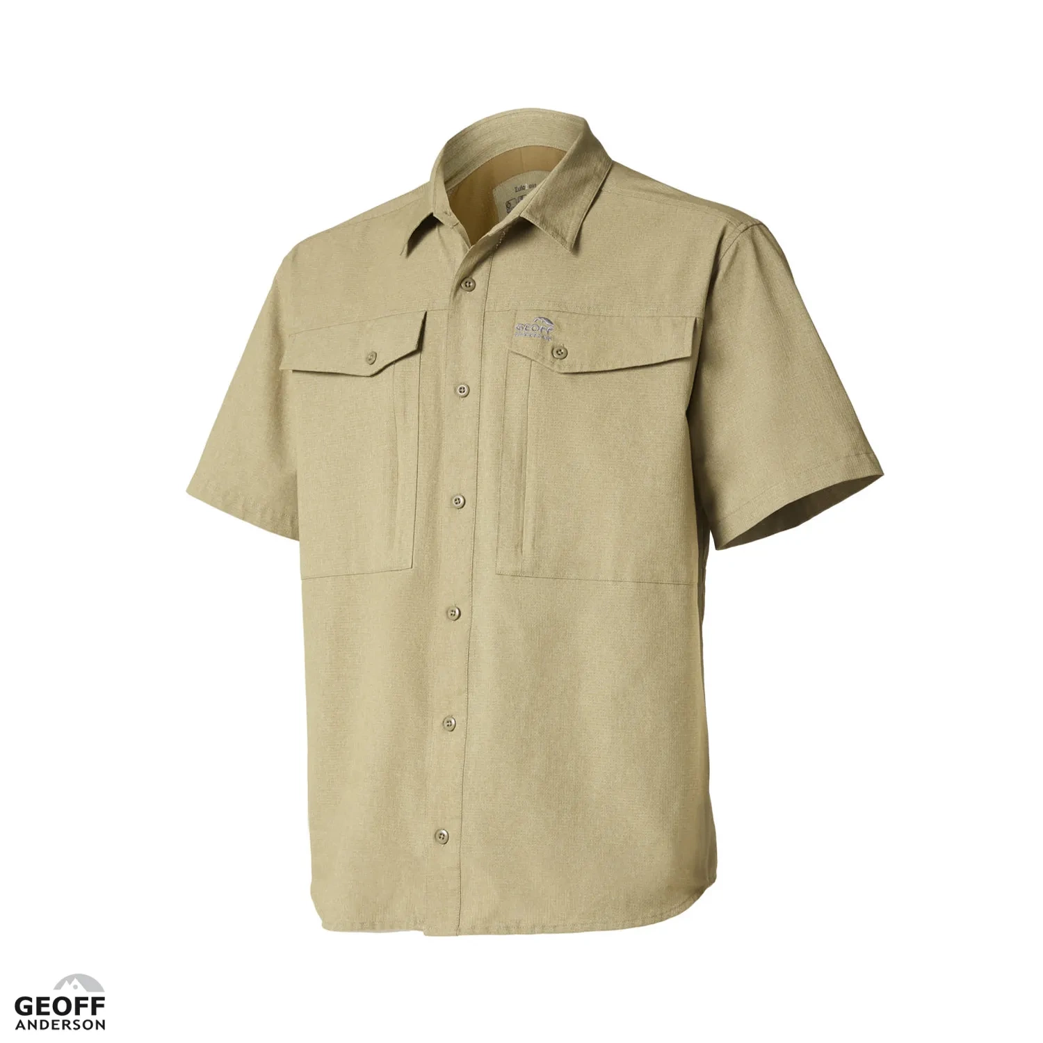 Koszula Geoff Anderson Zulo II Short Sleeve Green rozm. XXXL