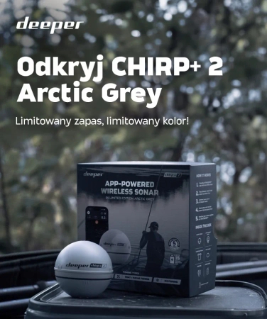 Echosonda Deeper CHIRP+ 2 Arctic Grey + Night Cover
