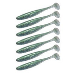 Guma Keitech Easy Shiner 4" | 10,16cm | LT#50 Green Shad | 7 szt.
