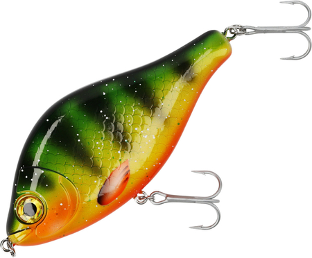 Wobler Mikado MFT JERK - 13cm - 95g -tonący - HOT PERCH