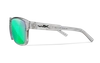 Okulary polaryzacyjne WILEY X TREK Green Mirror Gloss Crystal Light Grey Frame