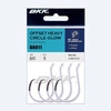 Haczyki sumowe BKK Offset Heavy Circle Glow | #10/0 | 3 szt.