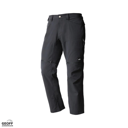 Spodnie Geoff Anderson ZipZone | Light Black | L