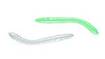 Przynęta Libra Lures Fatty D'Worm 6.5cm | 000 - Glow UV Green | ser | 10 szt.