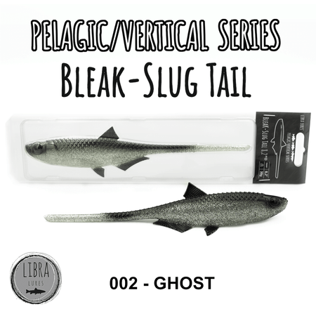 Przynęta Libra Lures Bleak Slug Tail 8.2" | 20.8 cm | 0002 - Ghost