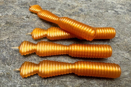 Guma Great Fish GF2 Leech 6cm | Gold | krewetkowy | 10 szt.