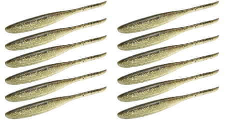 Guma Keitech Shad Impact 2" | 5,1cm | #417 Gold Flash Minnow | 12 szt.
