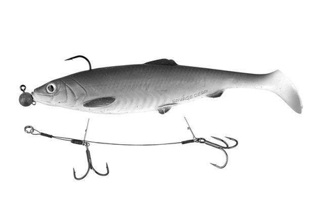.Dozbrojki SAVAGE GEAR CARBON49 DOUBLE STINGER #3/0 15CM 23KG 2szt. Do gum 26-30cm