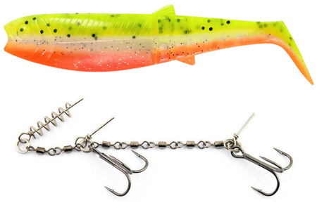 Zestaw Guma Savage Gear Cannibal 20cm | Lemon Cracker + Dozbrojka Vis Vangen