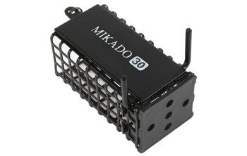 .KOSZYCZEK ZANĘTOWY Z PAZUREM KWADRATOWY (25x30x44) 20g - CZARNY