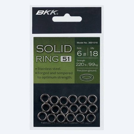 Pełne kółka Łącznikowe BKK Solid Ring-51 | #4 |18 szt.