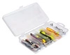 Zestaw Berkley Pulse Shad Box Mix 11cm - 12szt. + 4 główki 