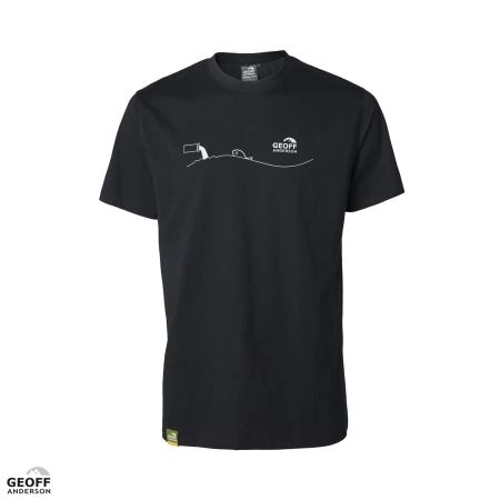 T-shirt Geoff Anderson Organic Tee | Black Pollution | XXXL