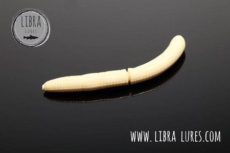 Przynęta Libra Lures Fatty D'Worm 6.5cm | 005 - Cheese | kryl | 10 szt.