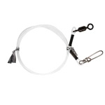 Przypon BKK Fluorocarbon leader HD (Pike Snap) | 50cm | 40kg | 2 szt.