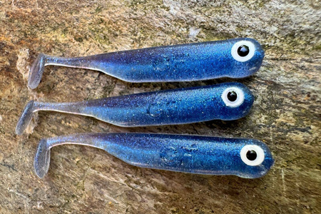 Guma Great Fish GF1 4,9cm | Blue Pearl | rybny | 10 szt.