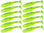 Guma Keitech Easy Shiner 2" | 5,08cm | LT#62 LT Chart Lime Shad | 12 szt.