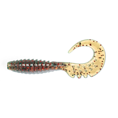 Gumy FishUp Fancy Grub 6,3cm | 2,5" | #019 Motor Oil / Red | 10szt.
