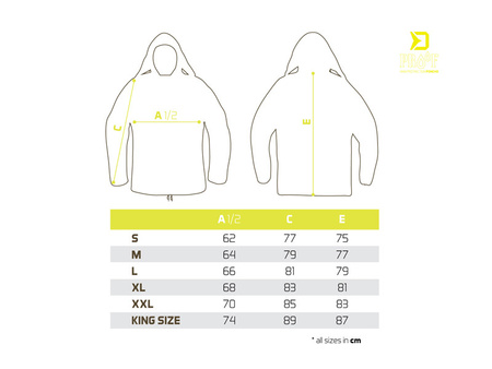 Wodoodporny dwuczęściowy kombinezon Delphin PROOF / rozmiar XL