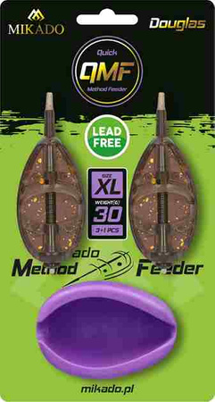 Zestaw koszyczków Mikado Q.M.F. Douglas METHOD FEEDER rozmiar XL - 2x30g - 2szt. +FOREMKA