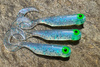 Guma Great Fish GF1 Twister 4,9cm | Ice Blue | bezzapachowy | 10 szt. | Dżejsiok Special Edition