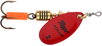 Obrotówka Mepps Aglia Fluo #2 | 4,5g | Czerwony