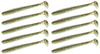 Guma Keitech Swing Impact 2.5" | 6,35cm | #401 Green Pumpkin Chartruse | 10 szt.