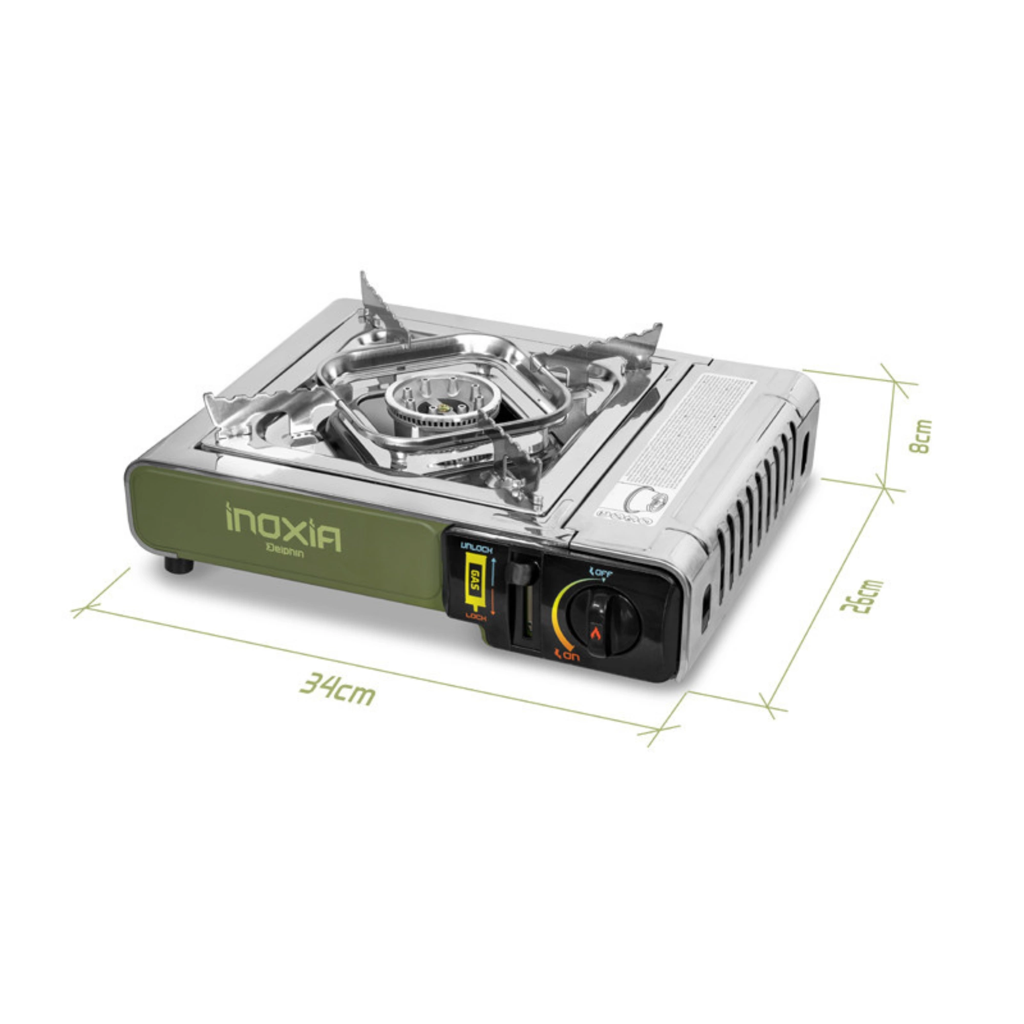 Kuchenka gazowa Delphin INOXIA