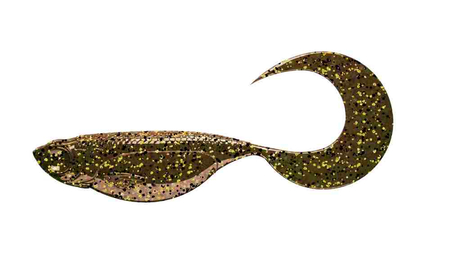 Przynęta Libra Lures Embrion Twist Tail 1.75" | 4.5 cm | 033 - Motor Oil Brown | 12 szt.