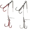 Dozbrojki SAVAGE GEAR CARBON49 CORKSCREW STINGER 2x3/0 39KG 2szt. Do gum 18-22cm