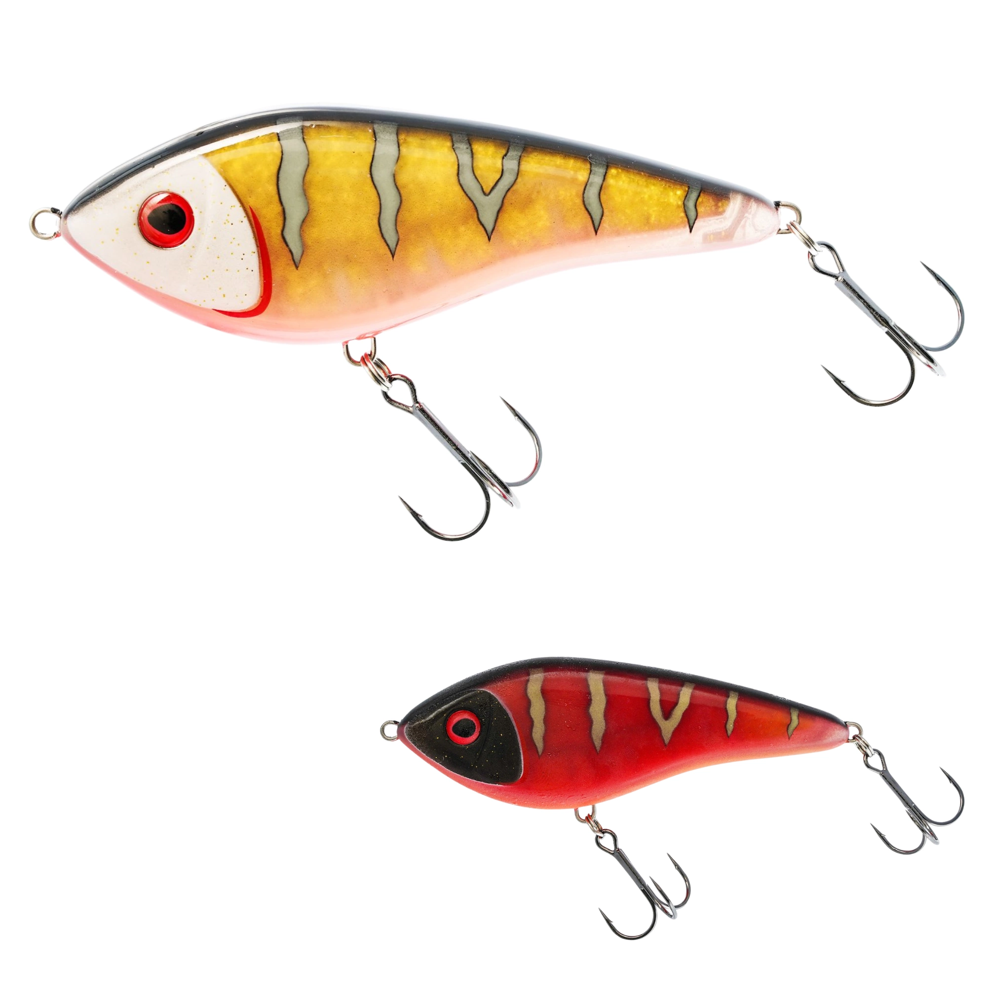 .Wobler WESTIN Thermochromic Swim Jerk 10cm 34g - tonący - Gold/Red