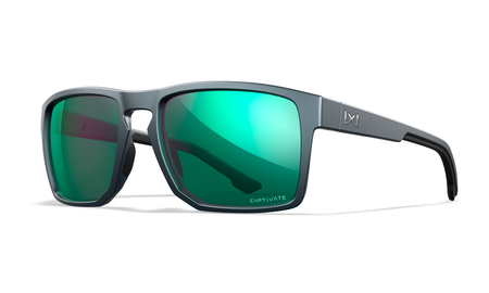 Okulary Wiley X Founder Captivate | Polarized Green Mirror | Matte Graphite Frame